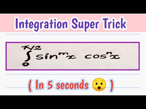 Integration Super Trick | Wallis Formula | Reduction Formula