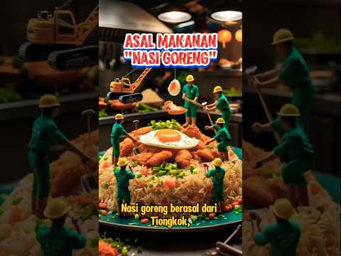 ASAL NASI GORENG #foodart #youtubeshorts #nasigoreng #shortvideo #miniatureworkers