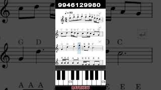 Prelude for അടവിതരുക്കളിനിടയിൽ #metakeys #piano #keyboardforbeginners #rvgeorge  #pdfnotes