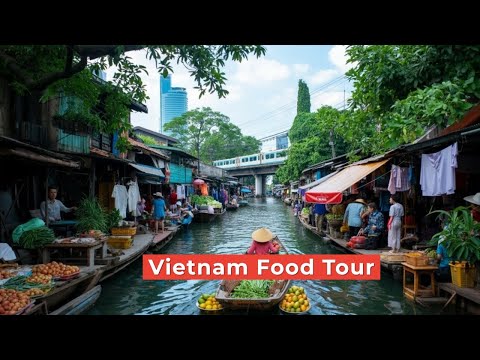 What Do Vietnamese Eat For Breakfast and Dinner? Street Food Tour Series in Vietnam 