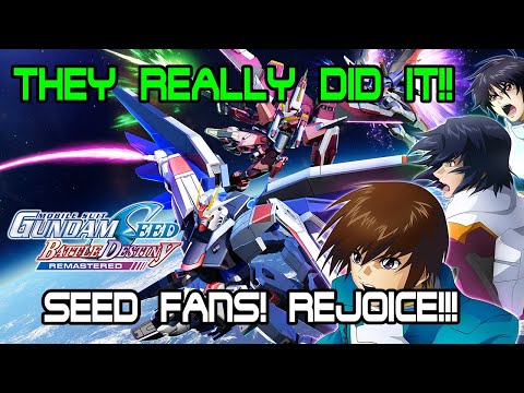 GUNDAM SEED BATTLE DESTINY REMASTERED!! BRUUUH!!!