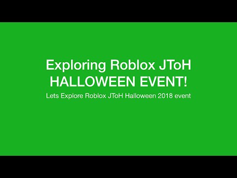 EXPLORING ROBLOX JTOH HALLOWEN EVENT!!!!