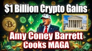 Trump Makes $1 Billion In Crypto & Posts AI Slop While Amy Coney Barrett Cooks His Agenda