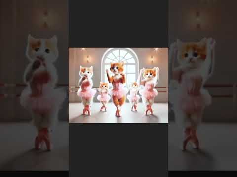 🥰❣️Cute Kitty Dance🥰❣️#shorts#viralshort#trending#ai#cat#entertainment#funny#dance @Explore_wid_pu