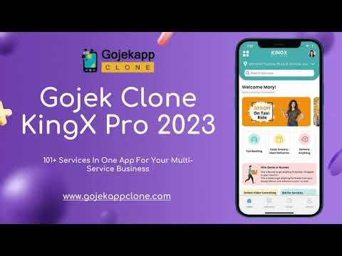 Gojek Clone KingX Pro: 101+ Services In One App For Your Multi-Service Business