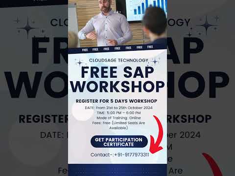 Hands-On SAP Workshop – Learn from Experts at CloudSage!