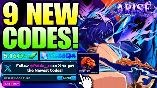 *NEW CODES* ALL WORKING CODES FOR ARISE CROSSOVER IN APRIL 2025 - ROBLOX ARISE CROSSOVER CODE 2025