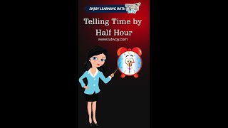 What's the Time? | Telling Time to the Half Hour | Telling Time For Children | Math #shorts