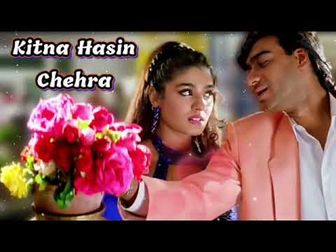 Kitna husin chahera । Dilwale movie song। Ajay Devgan  tvinkal khana