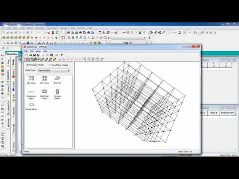 Day 10  STAAD Pro Tutorials   Draw a Frame by Structure Wizard