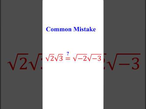 Common mistake,  #maths #matholympiad #commonmistake #mathematics a big mistake #makemistakes