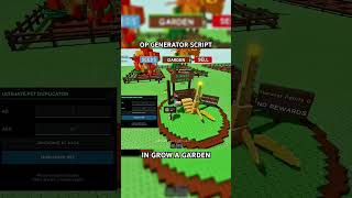 best op generator script for grow a garden #roblox #shorts