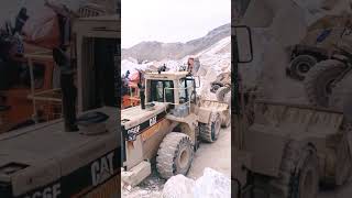 How Loader Works in Marble Mines | Heavy Machinery in Action 🚜⛏️#loaderwork #shorts