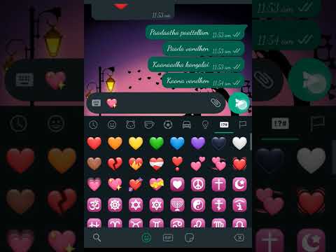 Paadaatha paattellam paada vandhen song status|Whatsapp chatting status|love song status