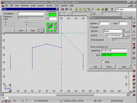 Autodesk Robot structural analysis - bar definition