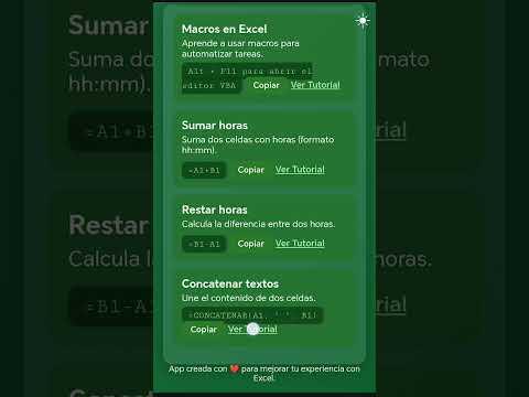 Excel #coding #programacioweb #modooscuro