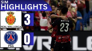 HIGHLIGHTS | Real Mallorca vs Paris Saint-Germain | pre season Friendly Match | Football Game play