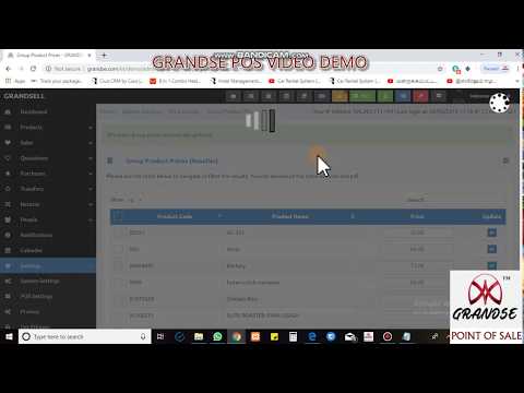 How to add Price Groups on Grandse pos billing software?