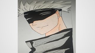 colouring Gojo # anime # jujutsu kaisan