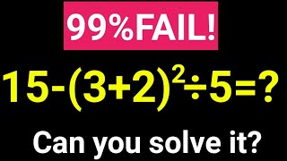 May Be 1 In 100 Can Solve This Math Secret!