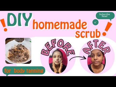 🛁✨ DIY Homemade Body Scrub for Daily Use! Smooth & Glowing Skin 😍 | #SkincareAtHome #diybeauty 