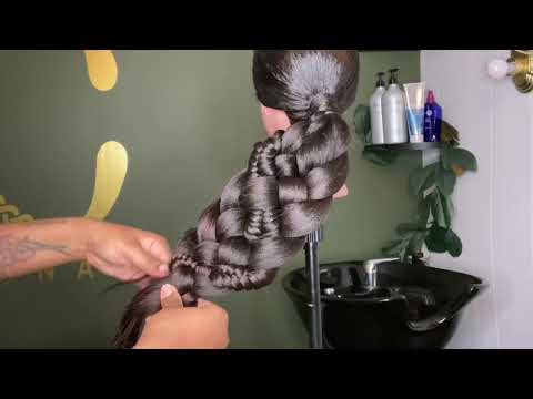HOW TO: 5 Strand Braid Ponytail/Updo (Black Brides TUNE IN!)