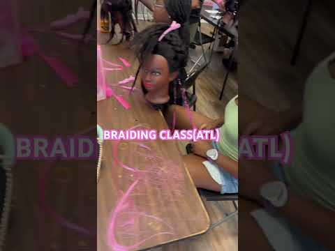 Comment “class” for the link to our next workshop! #braidingclass #atlanta #braids