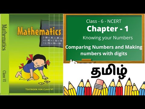 NCERT Class 6 -Maths-Chapter 1,Knowing your numbers -Section 1.2-Compare numbers and form numbers