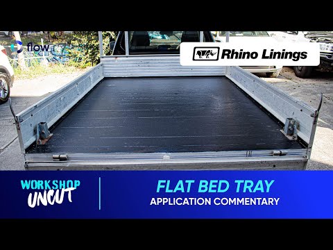 Rhino Linings Application Commentary: Flat Bed Tray