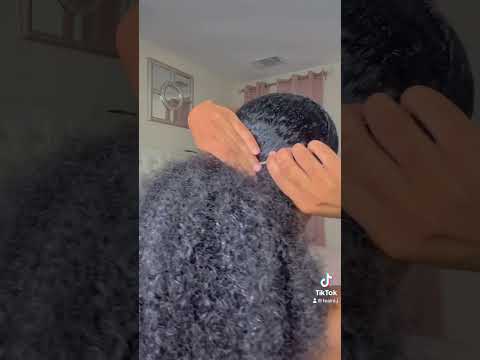 Quick natural hairstyle for my girlies on the go ! #naturalhairgoals #protectivestyles