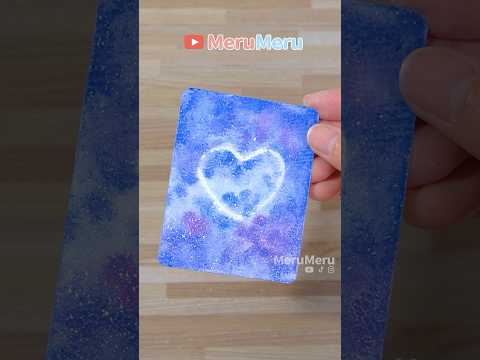 💙💖watercolor painting #art #diy #shortvideo #satisfying #painting #tutorial #drawing #shorts