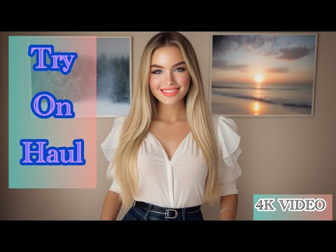 4K try on haul transparent | see-through | lingerie try on haul | try on haul see everything 4K