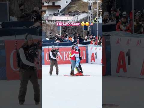 World Champions, together 🥰🤩🇺🇸🥇 Breezy Johnson and Mikaela Shiffrin! #fisalpine #saalbach2025