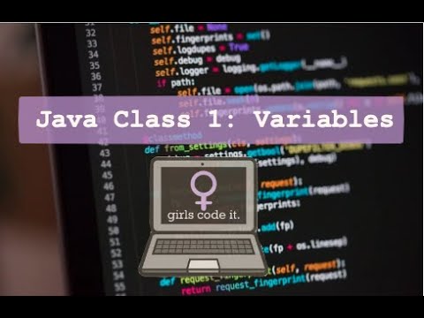 GirlsCodeIt Java Session Lesson 1: Variables
