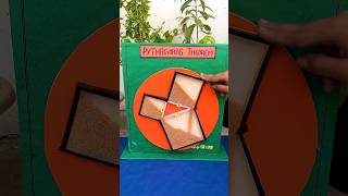 Pythagoras Theorem Proof 🔥 Pythagoras Theorem Working Model #ytshorts #shorts #fun #maths #math #yt
