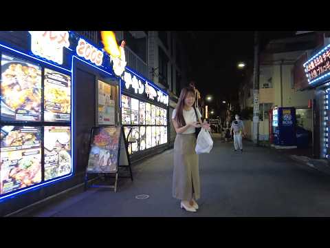Night Walking in Tokyo Japan, Relaxing Walk in Shinjuku Okubo Park 大久保公園・新宿歌舞伎町をお散歩！ラブホテル街！トー横界隈・百人町