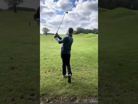 Precision impact golf training aid!! Progressing to full swings 👌