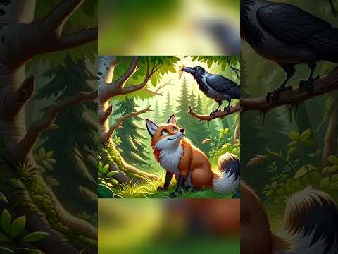 A clever Fox and a Foolish Crow #stories #reading #kidsvideos