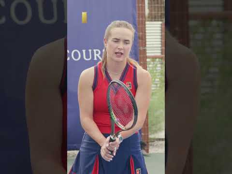 Elina Svitolina on the Importance of Following Through on the Backhand