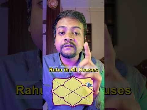 Ranu in all Houses in English | Rahu in all 12 houses Results #rahu #astrology