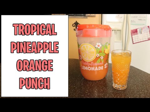 Tropical Pineapple Orange Punch!