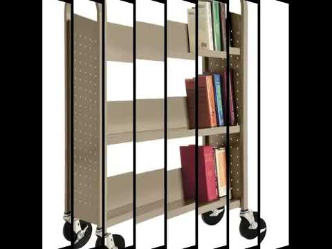 Indiamart Library trolley for books manufactured by Precision Metal Works Mumbai