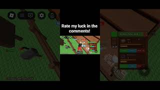 rate my luck #growagarden #growagardenroblox #growagardencode #roblox #robloxshorts #shorts