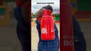 Cylinder Vedi for💥Diwali Celebration Cracking |#muralisvlog #sivakasicrackers2025 #crackersbursting