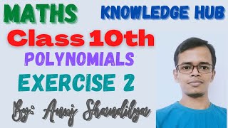 Polynomials Chapter 2 Class 10 NCERT Maths | Cubic Polynomials | Exercise 2 Polynomials Class 10