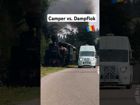 Mit dem Camper zur Letzten Waldbahn Europas, die Mocăniță, Region Maramureș, Rumänien