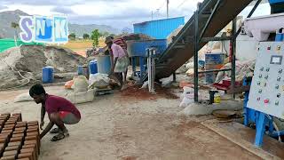 mud interlock brick available at snk interlock bricks, for contact 8608943899,8778424835