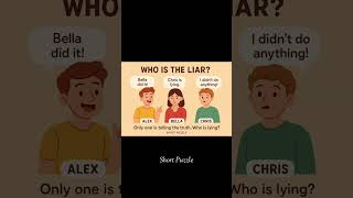 Who is the Liar? 🕵️ Can You Spot the Truth? @shortpuzzle #viral
