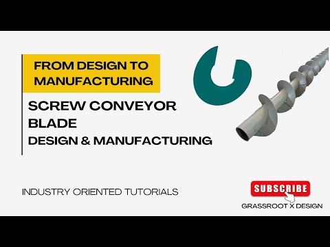 Screw Conveyor Blade Design | Sheet Metal Screw Blade Sheet Metal | Screw Blade Design | Screw