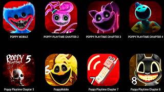 Poppy Playtime FULL GAME MOVIE | Chapter 1 2 3 4 5 6 7 8 All Bosses, Jumpscares & Endings!